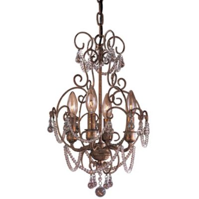 Mini Crystal Chandelier No. 3129 by Minka-Lavery - Starlight Lighting USA and Canada
